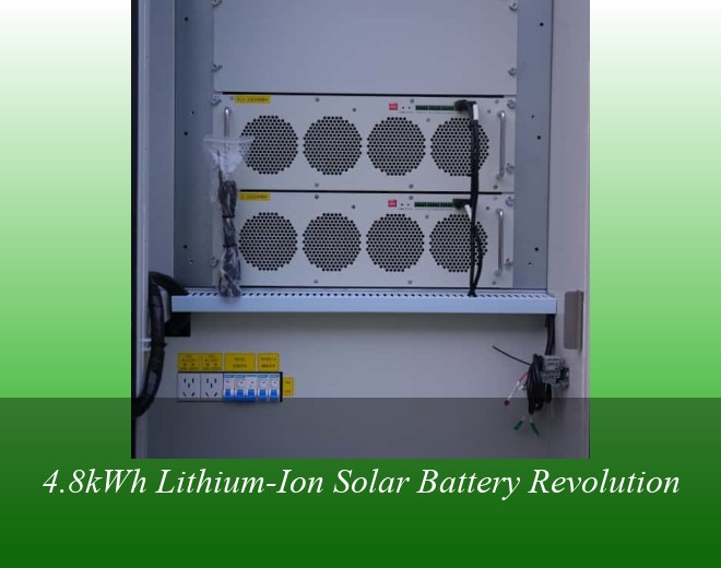 4.8kWh Lithium-Ion Solar Battery Revolution